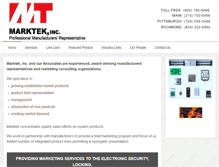 Tablet Screenshot of marktekinc.com